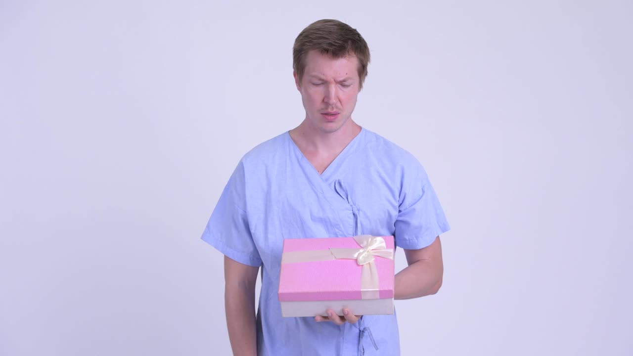 젊은 남성 환자의 초상화