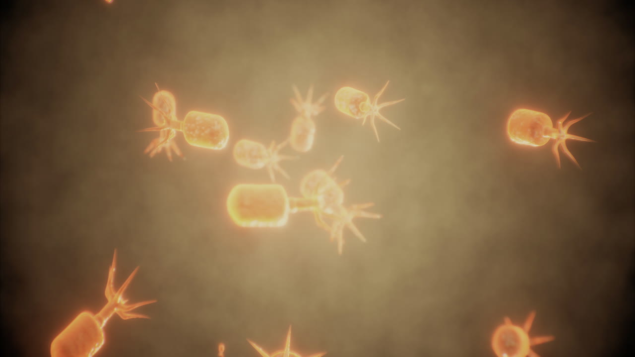 Exploring the intricate world of microorganisms in vibrant detail