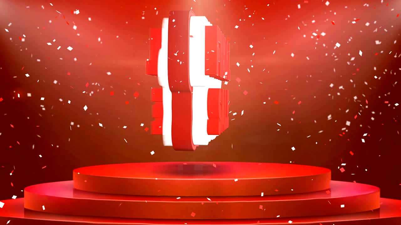 финальная продажа текст анимация этап подиум конфетти цикл анимация