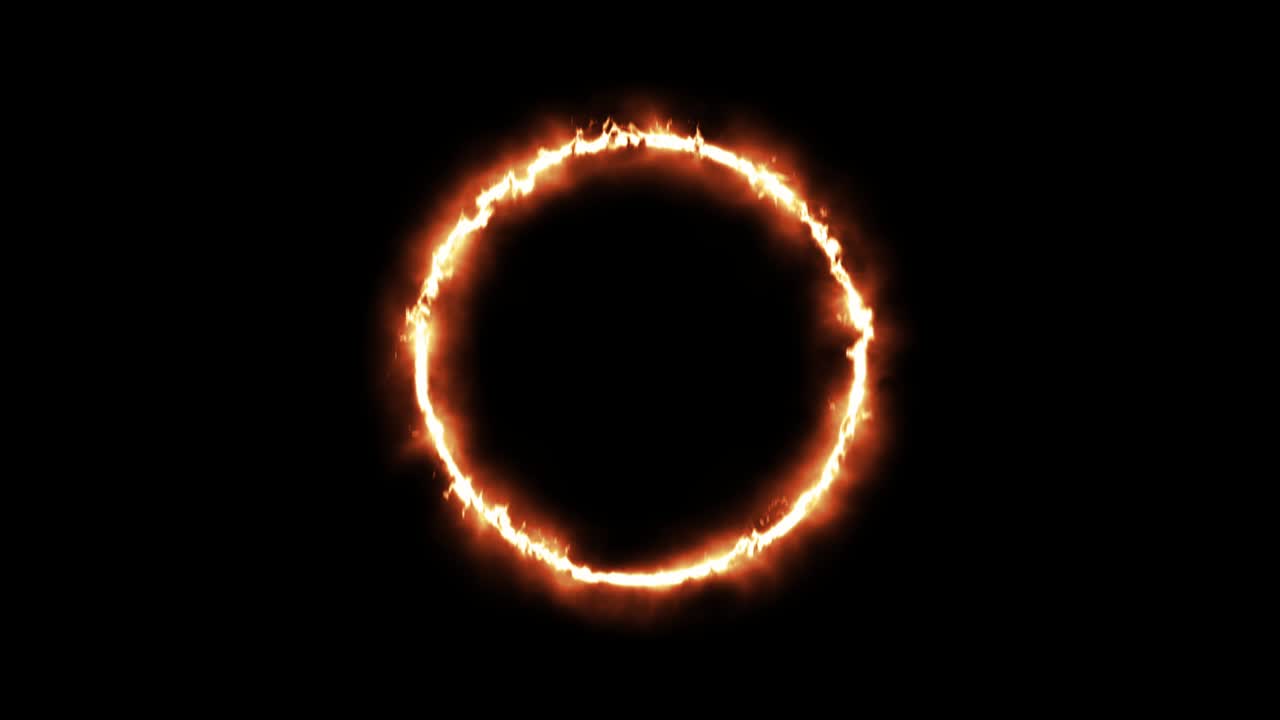 circle fire animation loop motion