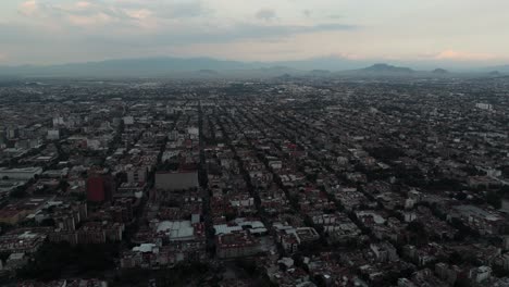 colonia roma drone shot, summer afternoon, cdmx