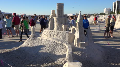 a sandcastle contest brings out creativity on a florida beach 1