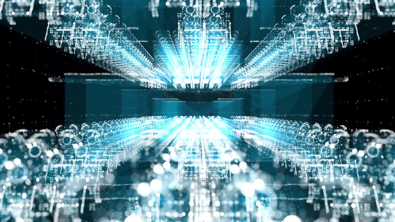 스마트 항공기 홀로그램, 교통 및 기술 개념