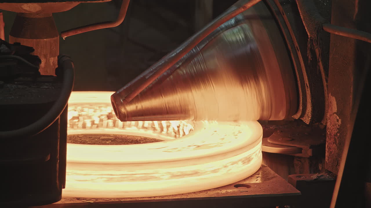 Ring Rolling Process In Forge Shop