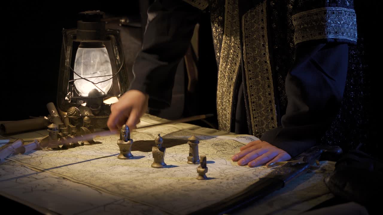 오스만 시대의 술탄. 역사적인 비디오.