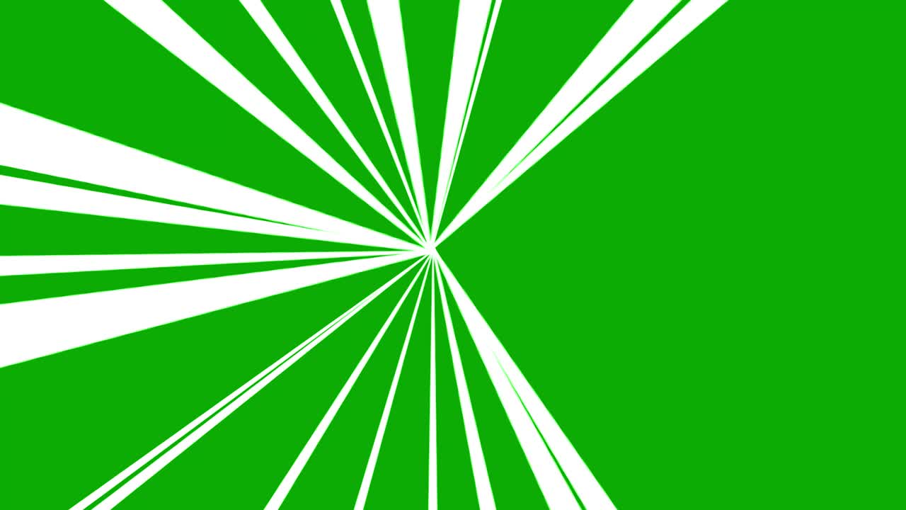 Shining light rays motion graphics with green screen background ...