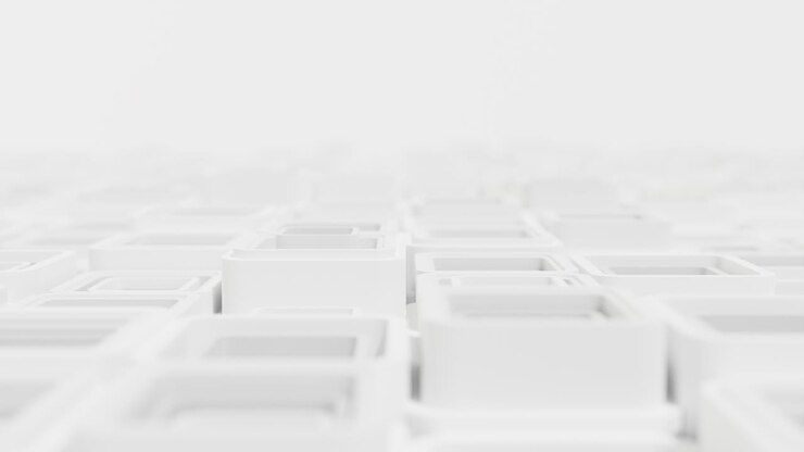 Abstract White Geometric Pattern