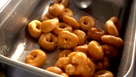 turkish anatolia traditional sweet dessert donut named lokma