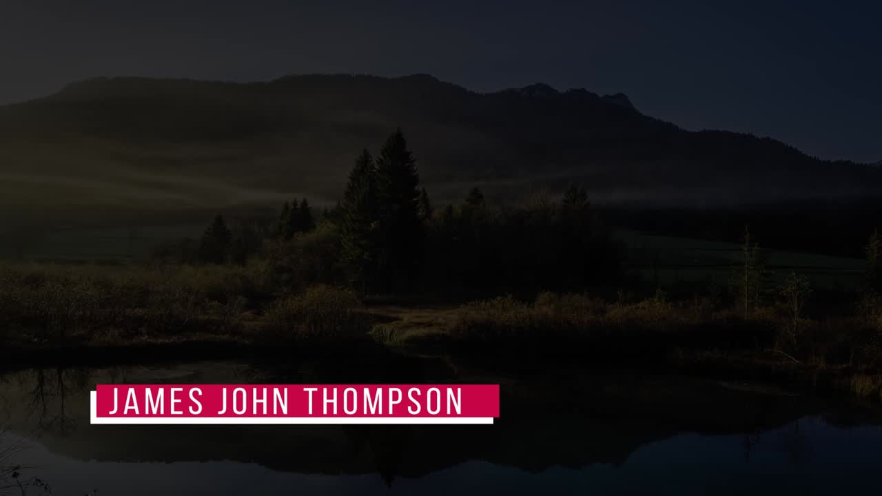 Professional Title Cards in Nature Background