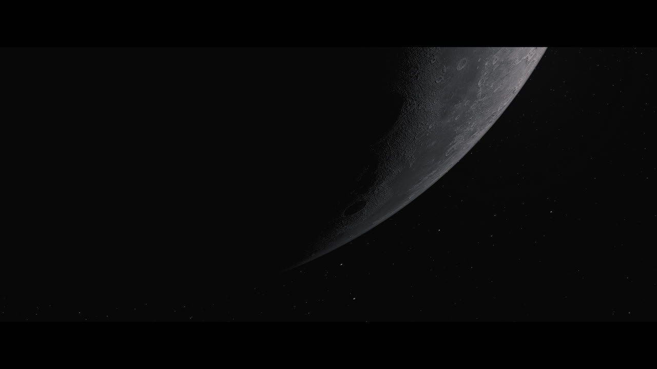 Moon viewed from space