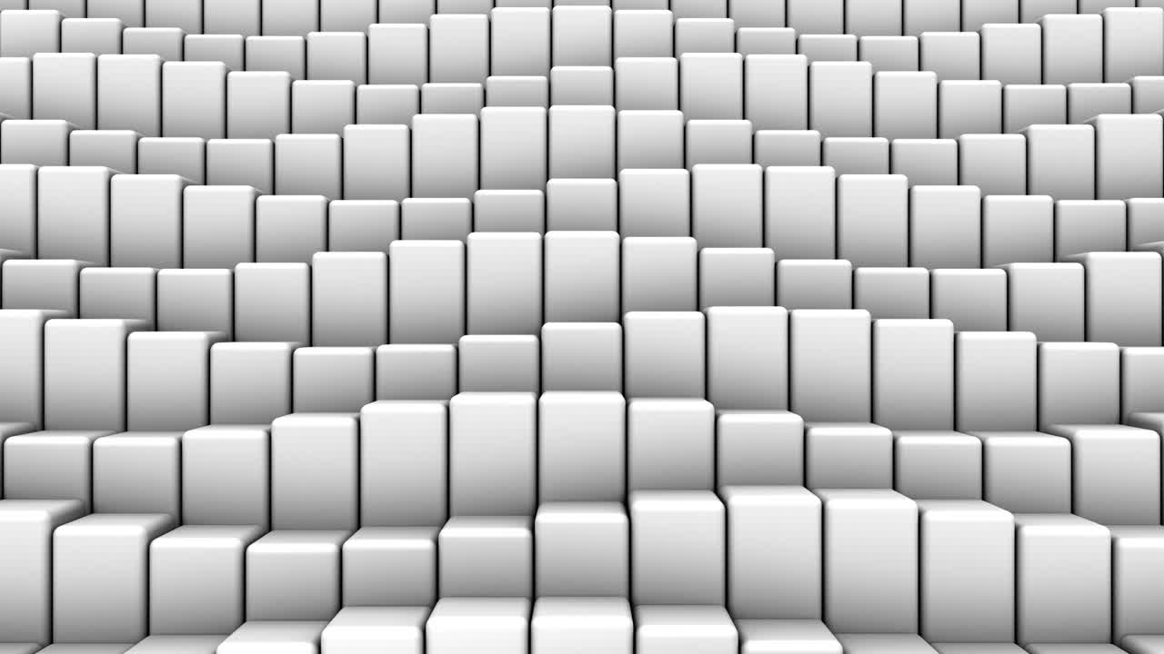 las cajas forman una onda