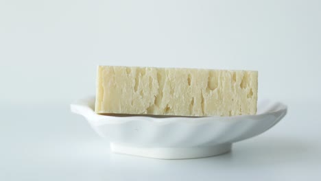 barro de jabón blanco