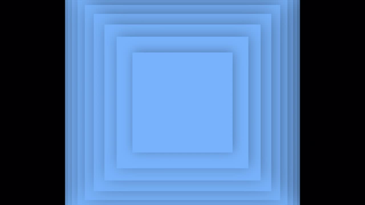 Gradient blue hypnosis squares pattern