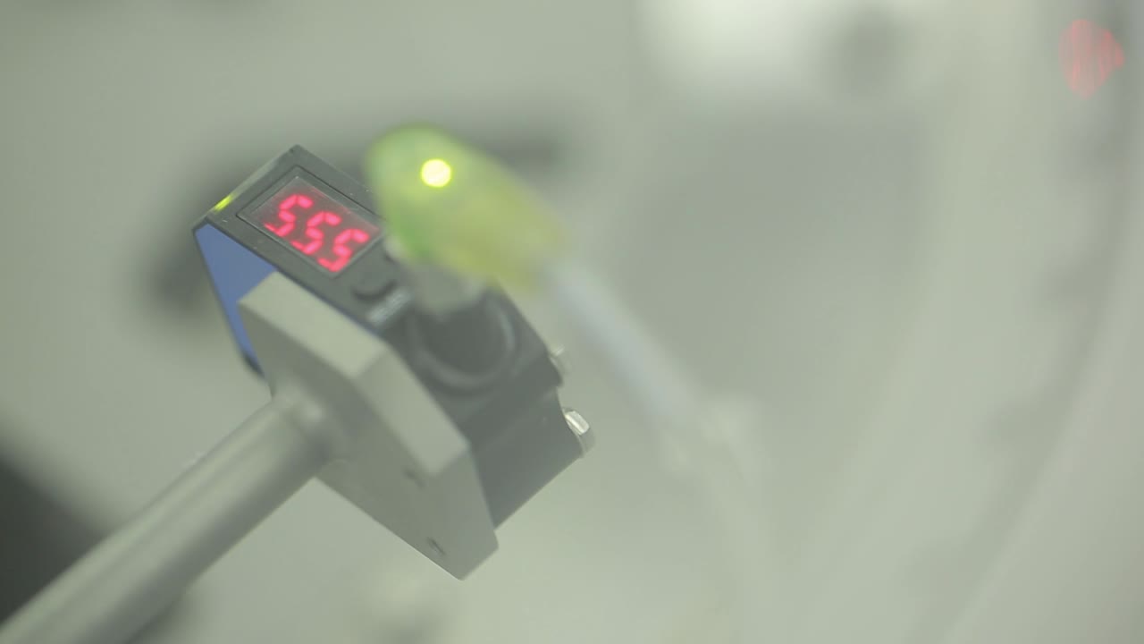 의료기기 디스플레이 클로즈업