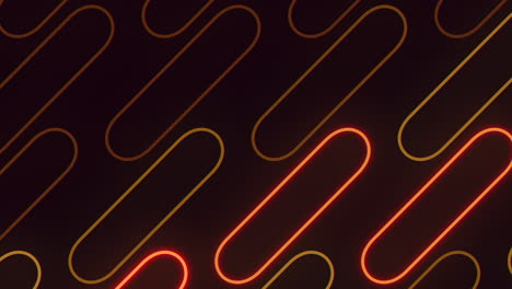 líneas dinámicas en zigzag brillantes en colores vibrantes