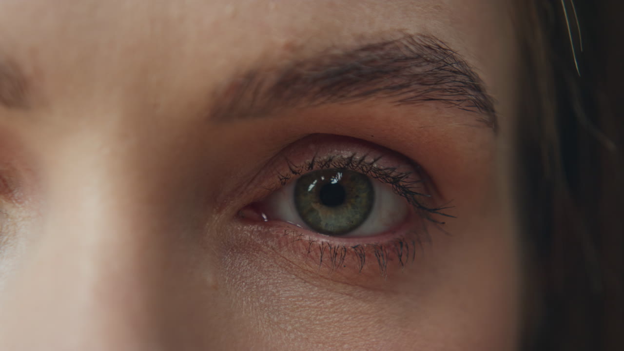 primer plano de un ojo humano