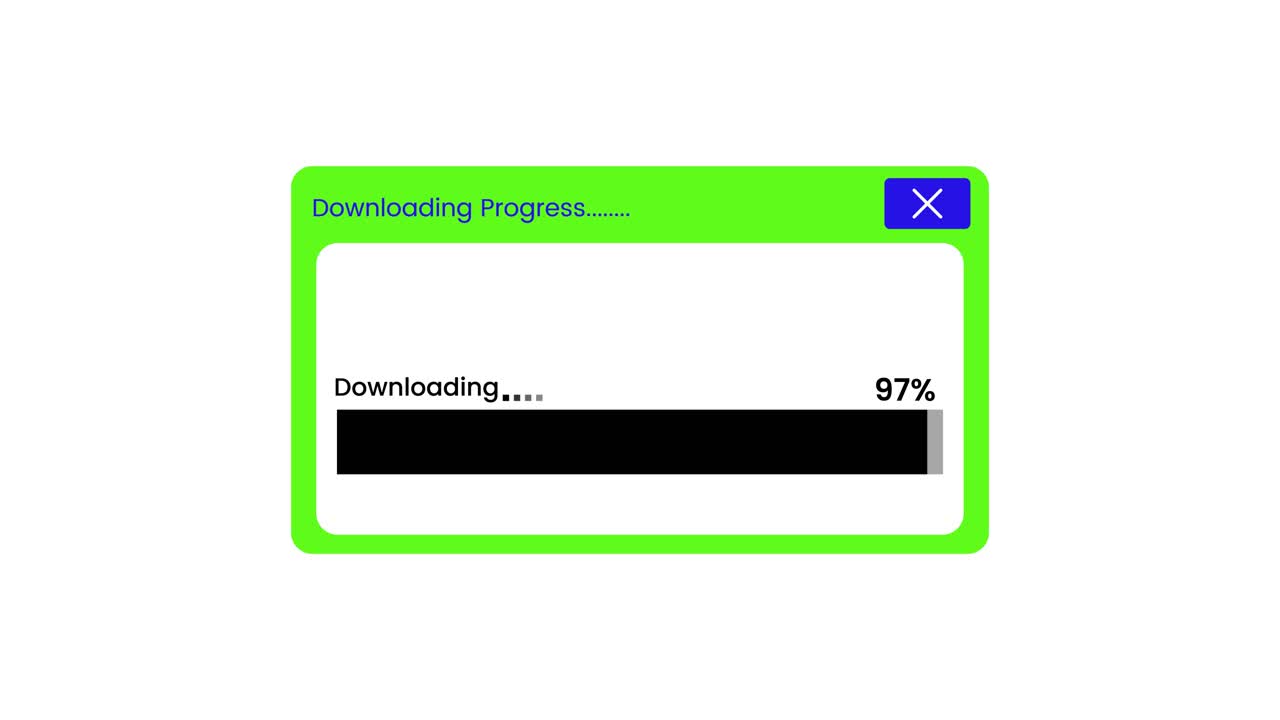 Downloading Progress Interface