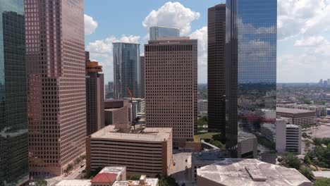 Aerial-of-buildings-in-downtown-Houston