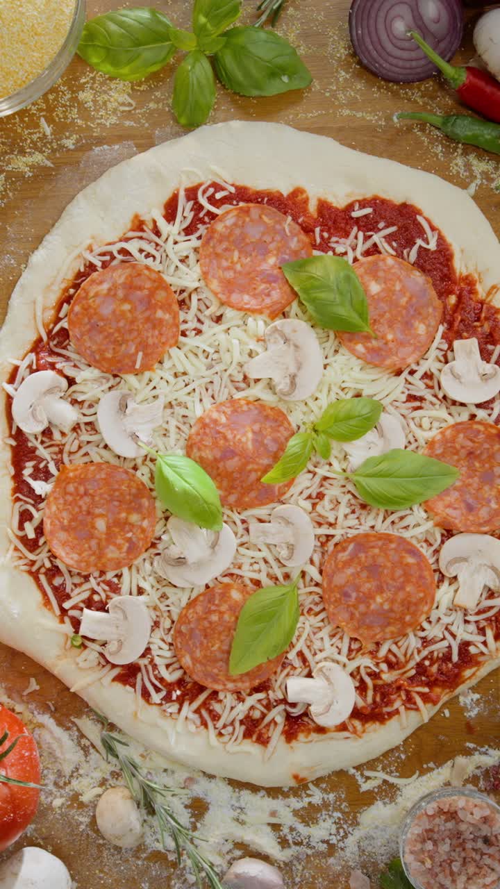 Preparare la pizza ai peperoni
