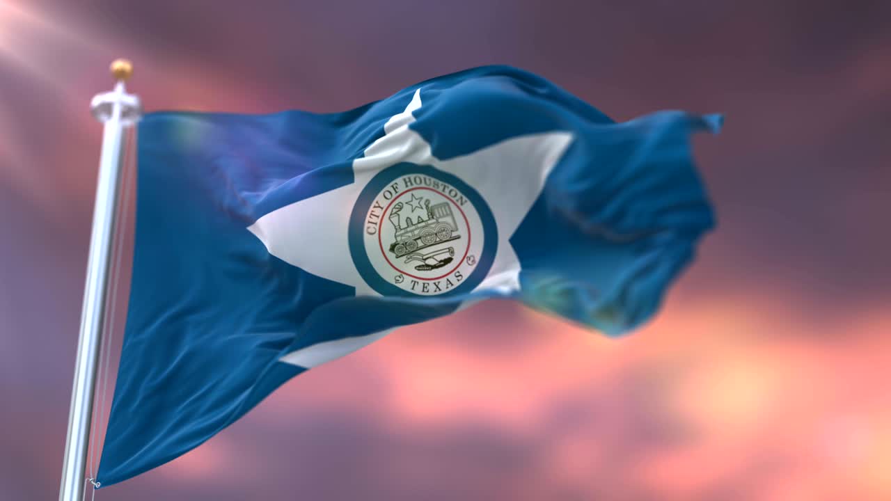 해가 지면 휴스턴 시의 발, 미국 도시 - 루프