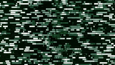 patrón pixelado abstracto verde y blanco