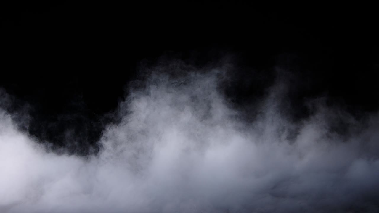 hielo seco realista nubes de humo niebla