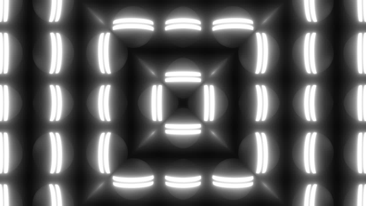 Abstract Neon Geometric Pattern