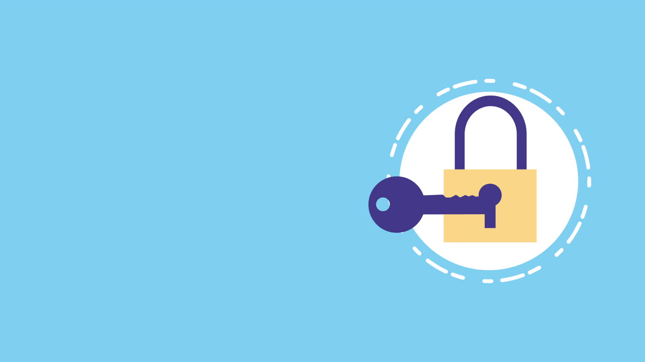 cerradura segura con llave