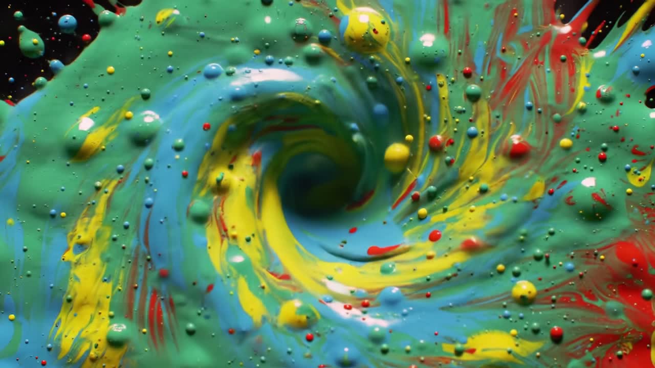 explosión de pintura abstracta