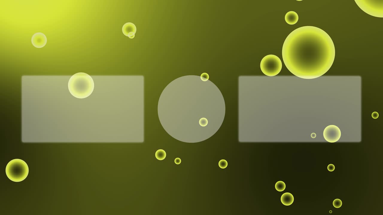 Gradation Bubbles Particles end card motion graphics