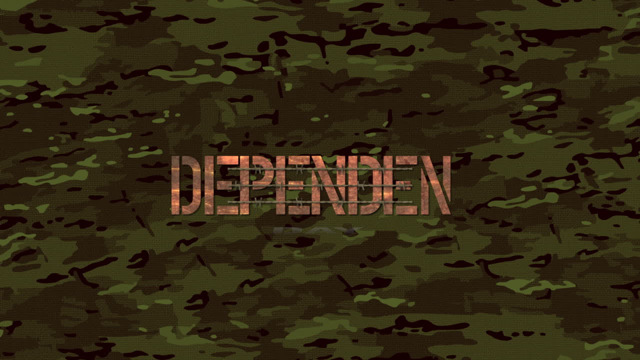 texto día de la independencia sobre antecedentes militares con patrón de defensa verde