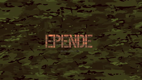 texto día de la independencia sobre antecedentes militares con patrón de defensa verde