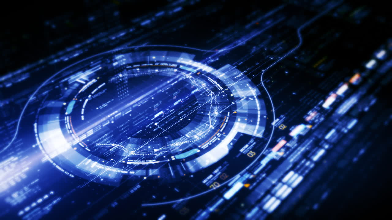 simulación avanzada de matrices de datos con un entorno digital de vanguardia con una visualización dinámica e inmersiva de las redes de información de matrices de datos interconectadas