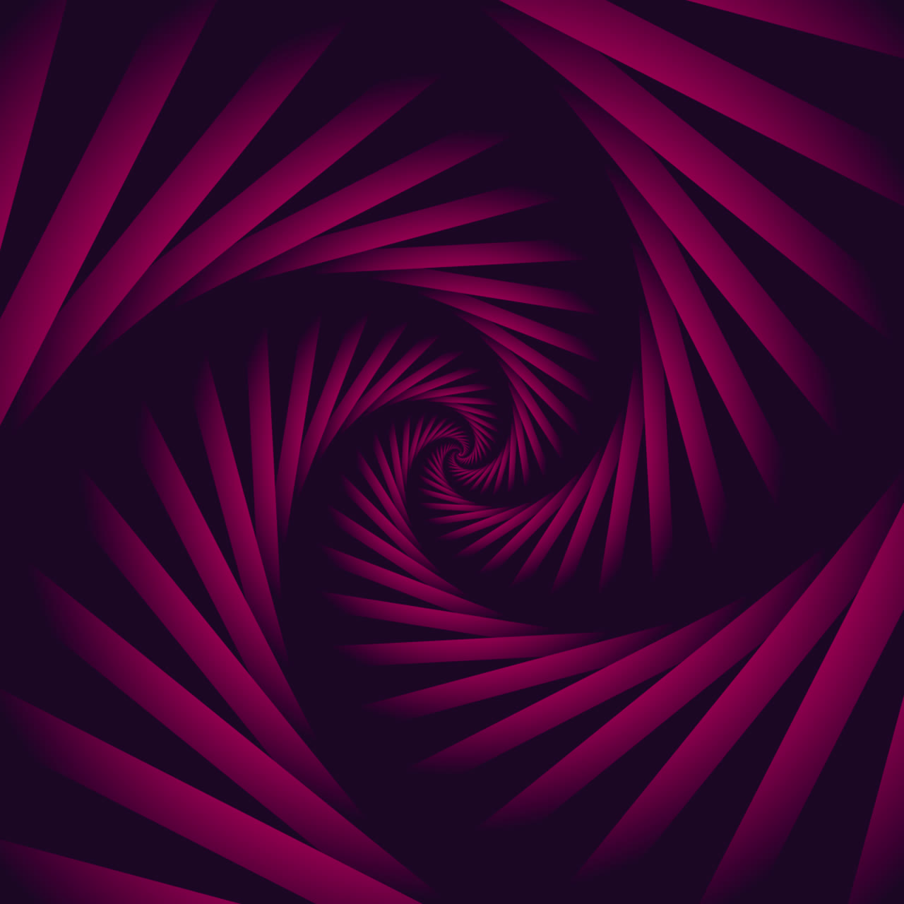 Abstract Magenta Spiral Geometric Pattern