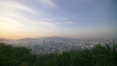 skyline de séoul au coucher du soleil 10