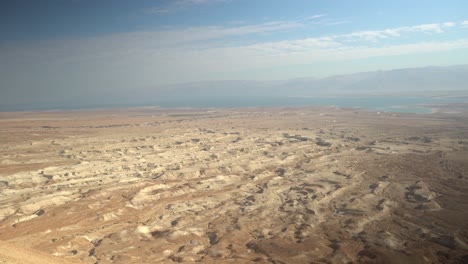 landscape of israel dry desert and sea water