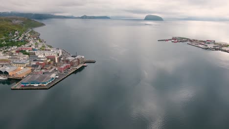 ciudad de hammerfest, finnmark, noruega