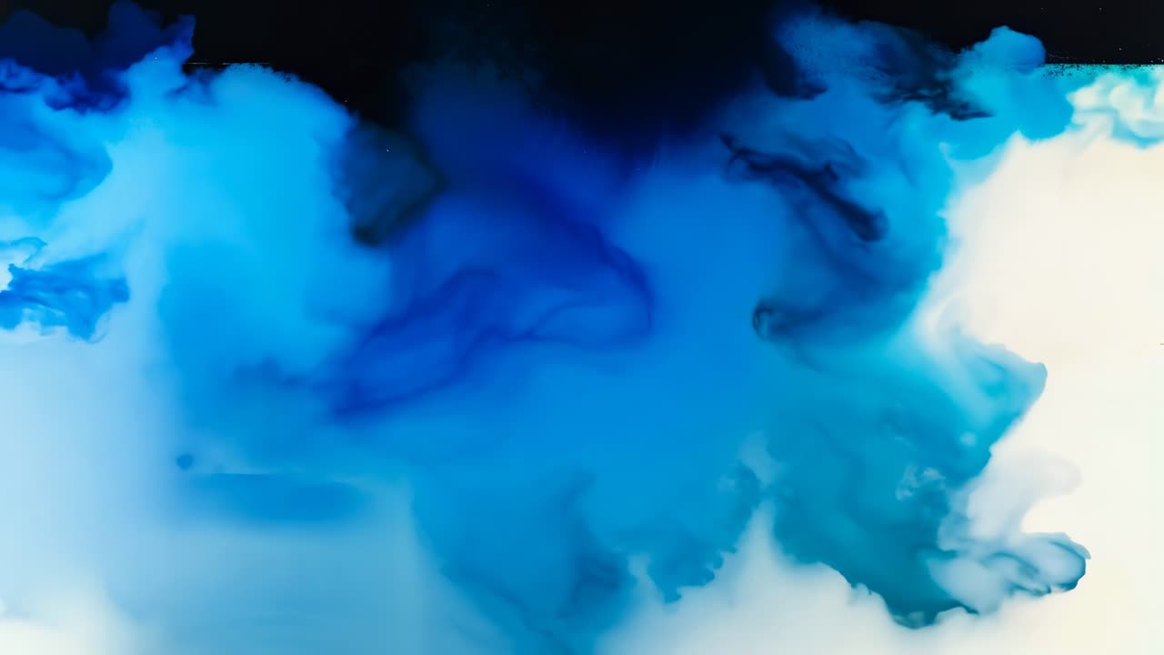 Abstract video art with a vertical orientation, showcasing blurred blue and white gradients
