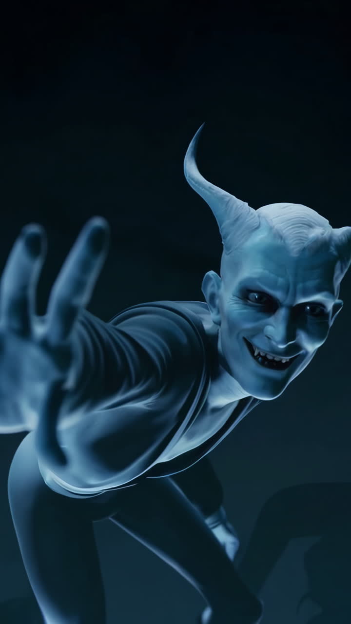 Digital Art of a Demon Character