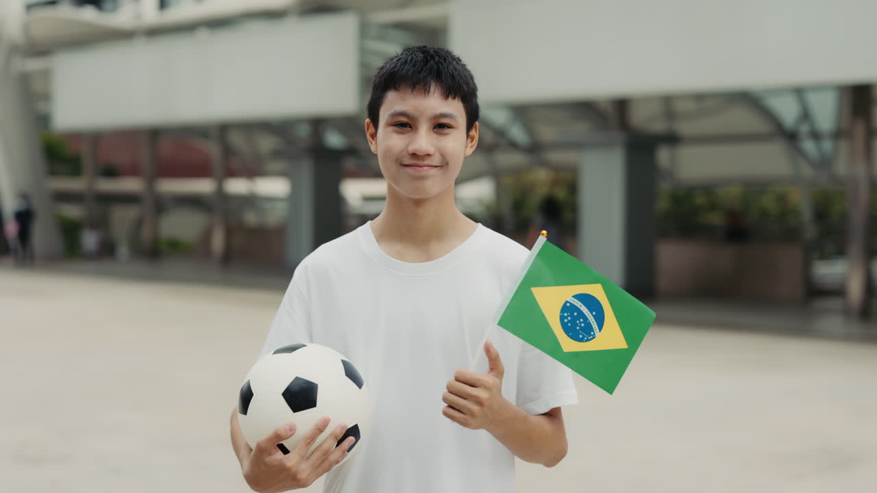 A Brazilian soccer fan