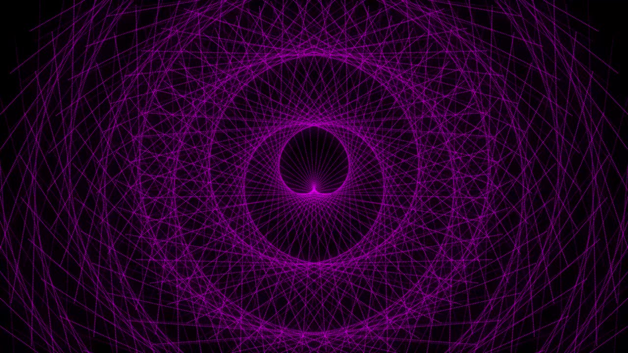 patrón de forma de punto de color rosa animación gráficos de movimiento