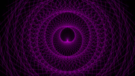 patrón de forma de punto de color rosa animación gráficos de movimiento