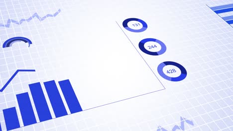 animación de gráficos, estadísticas y procesamiento de datos financieros