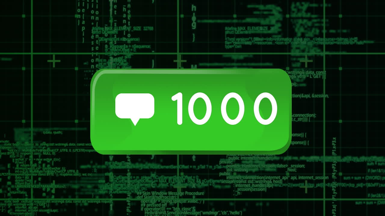 소셜 미디어 아이콘과 코드