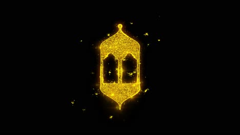 golden sparkle lantern