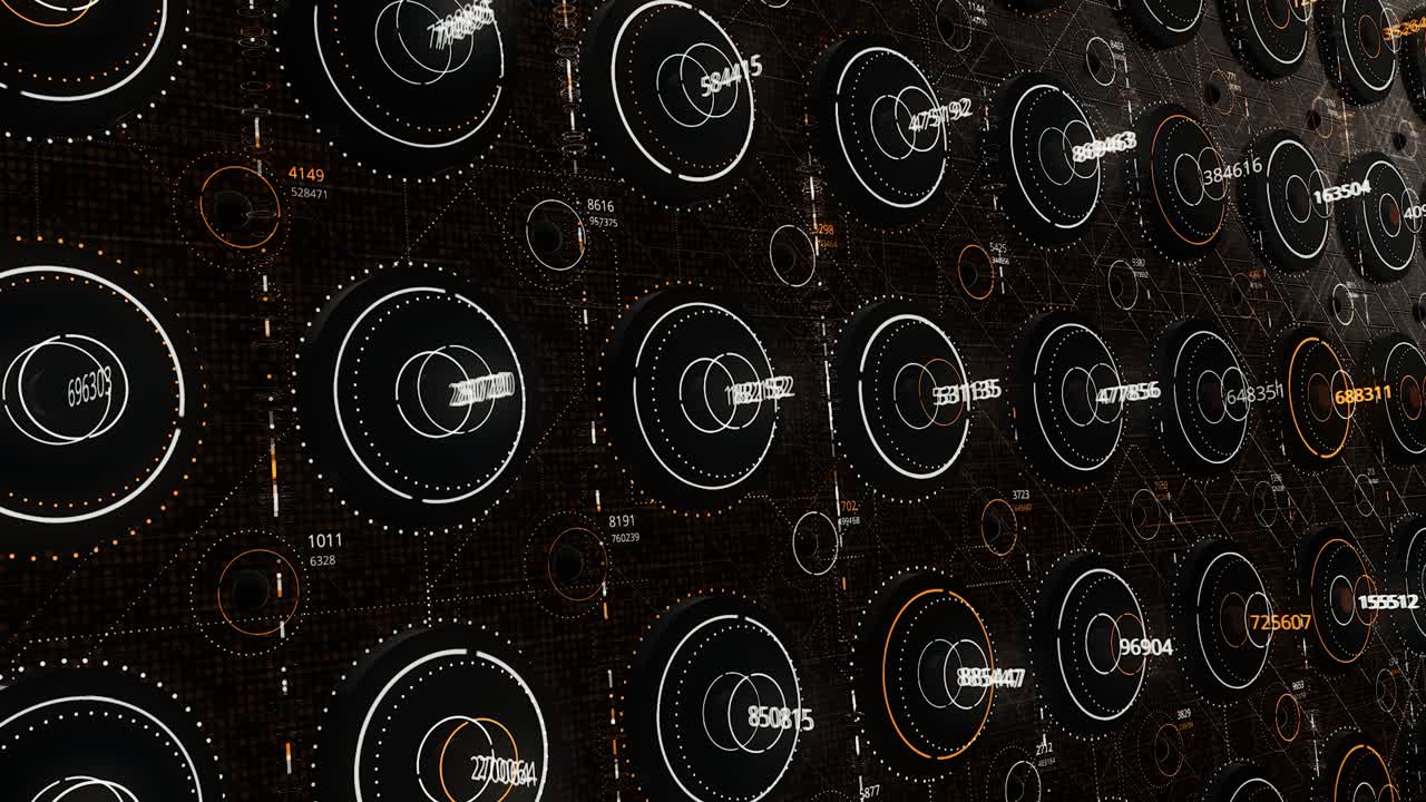 Abstract Futuristic Dashboard Design