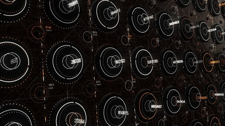Abstract Futuristic Dashboard Design