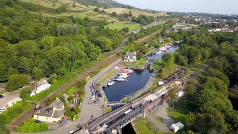 Fly-over-Bowling-Harbour-and-Canal