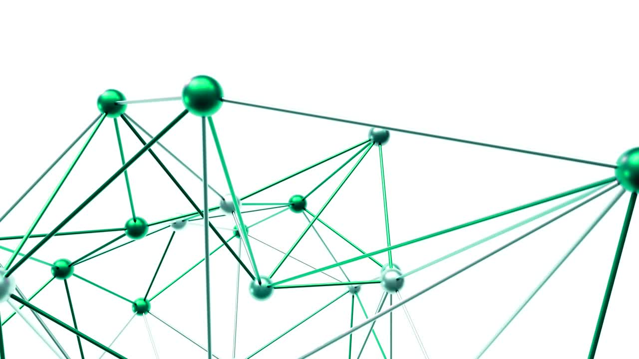 estructura molecular futurista de 4k.