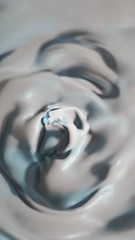 abstract splash of whipped cream